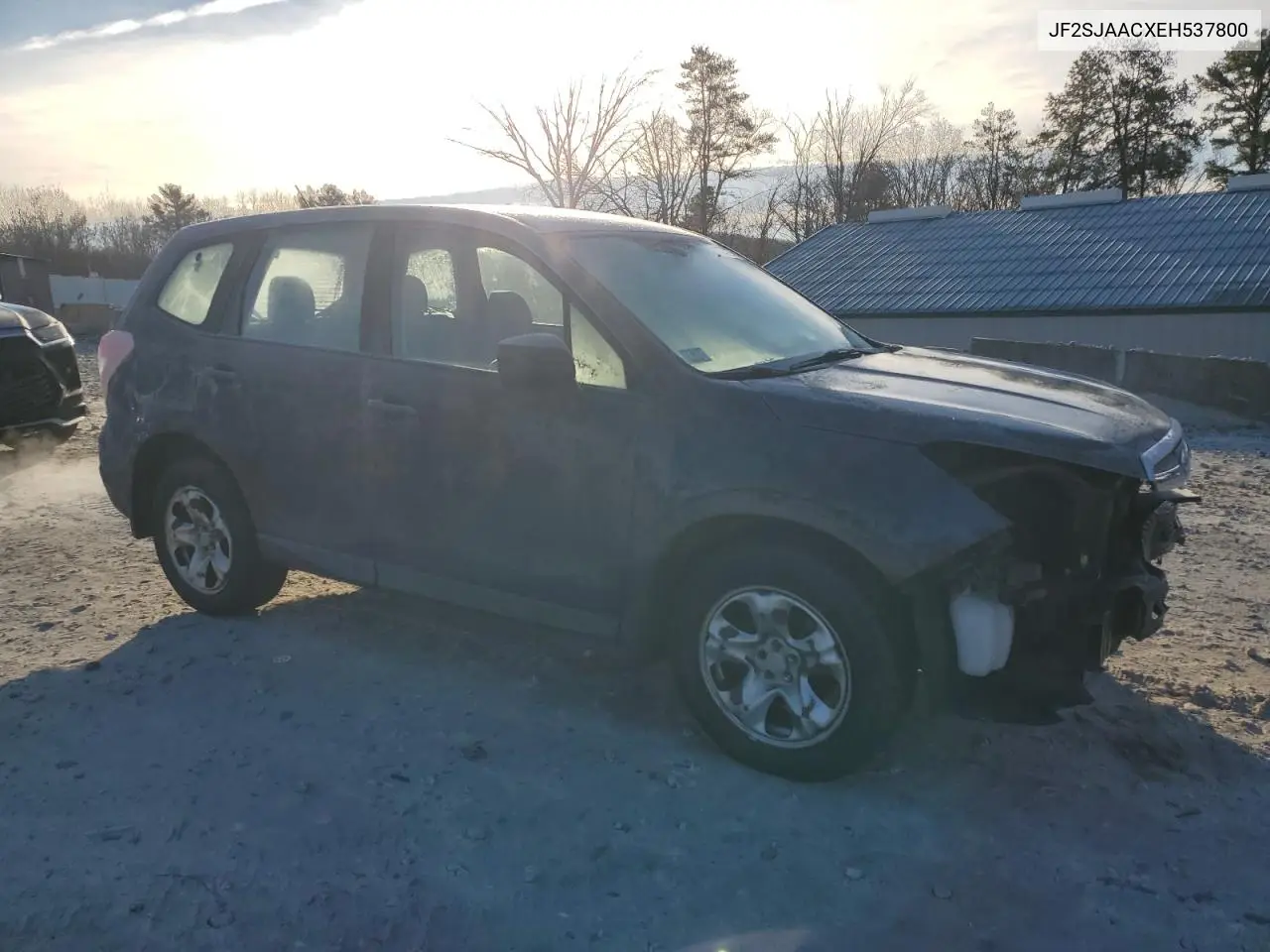 JF2SJAACXEH537800 2014 Subaru Forester 2.5I