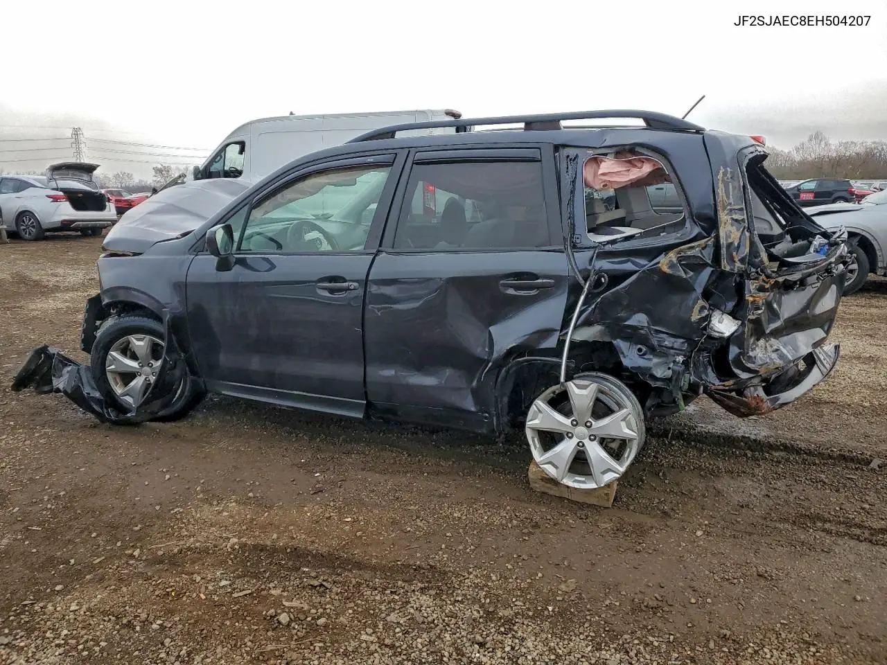 JF2SJAEC8EH504207 2014 Subaru Forester 2.5I Premium