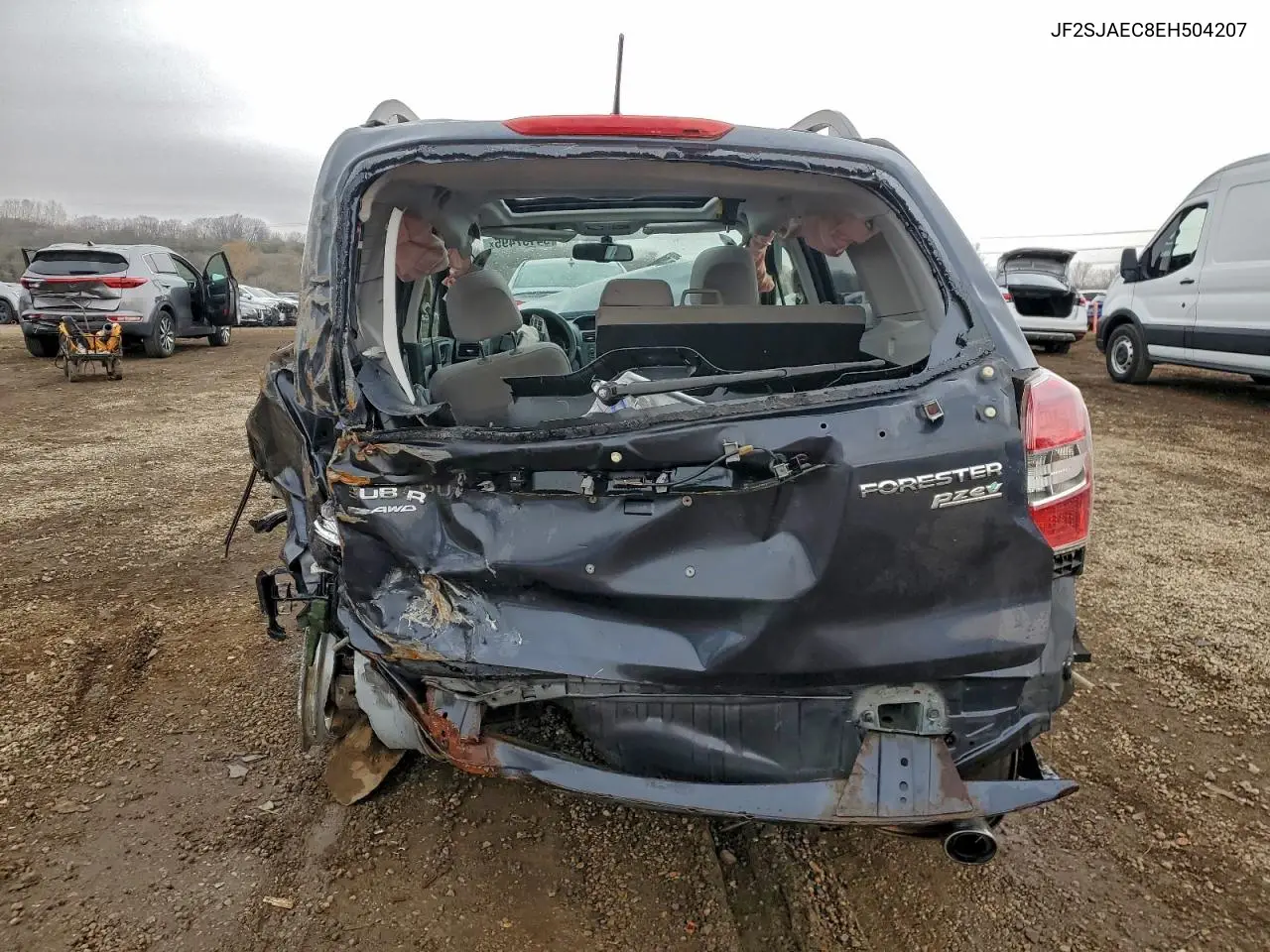 JF2SJAEC8EH504207 2014 Subaru Forester 2.5I Premium