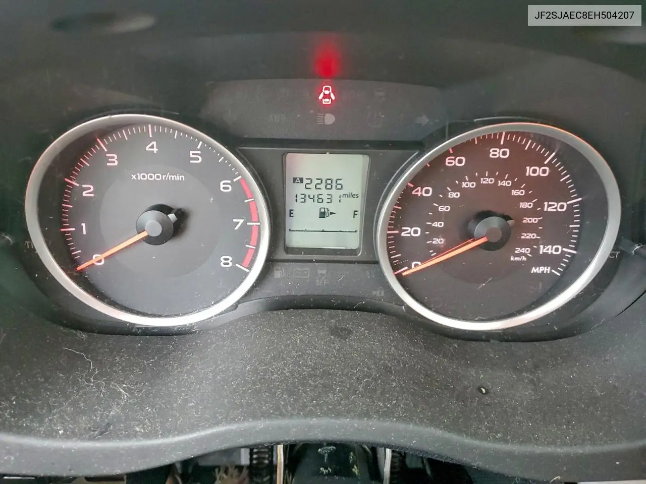 JF2SJAEC8EH504207 2014 Subaru Forester 2.5I Premium