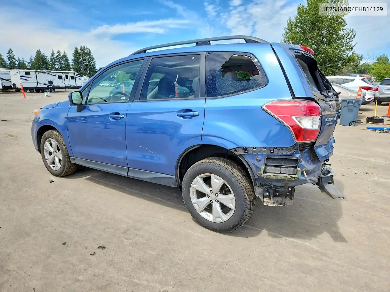 2015 Subaru Forester 2.5I Premium VIN: JF2SJADC4FH814129 Lot: 57778946