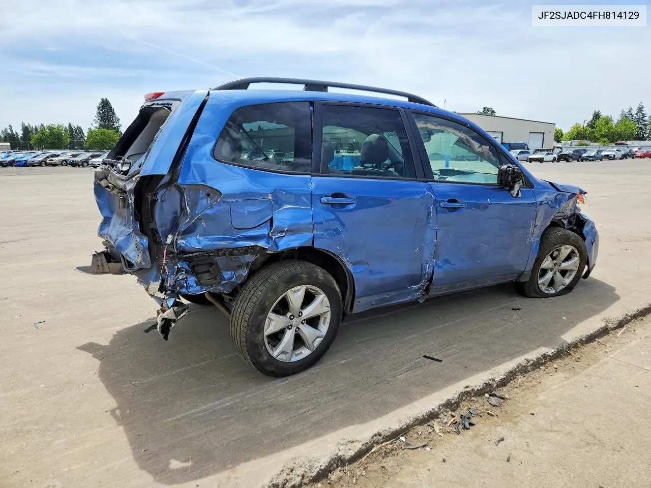 2015 Subaru Forester 2.5I Premium VIN: JF2SJADC4FH814129 Lot: 57778946