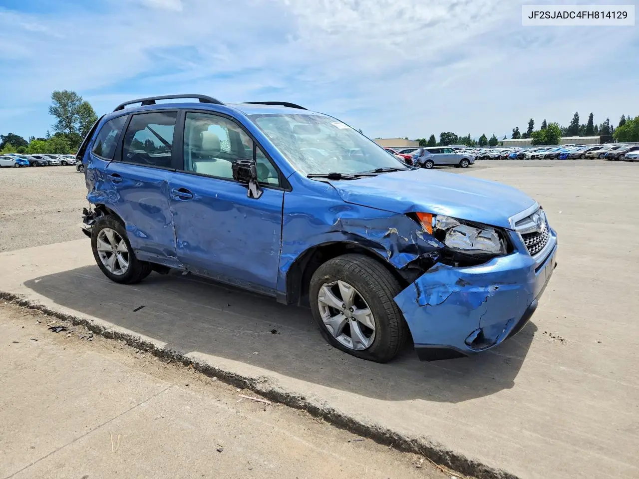 2015 Subaru Forester 2.5I Premium VIN: JF2SJADC4FH814129 Lot: 57778946