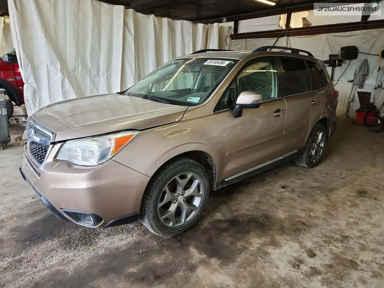 2015 Subaru Forester 2.5I Touring VIN: JF2SJAUC3FH500391 Lot: 58708496
