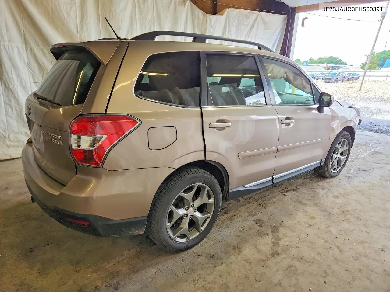 2015 Subaru Forester 2.5I Touring VIN: JF2SJAUC3FH500391 Lot: 58708496