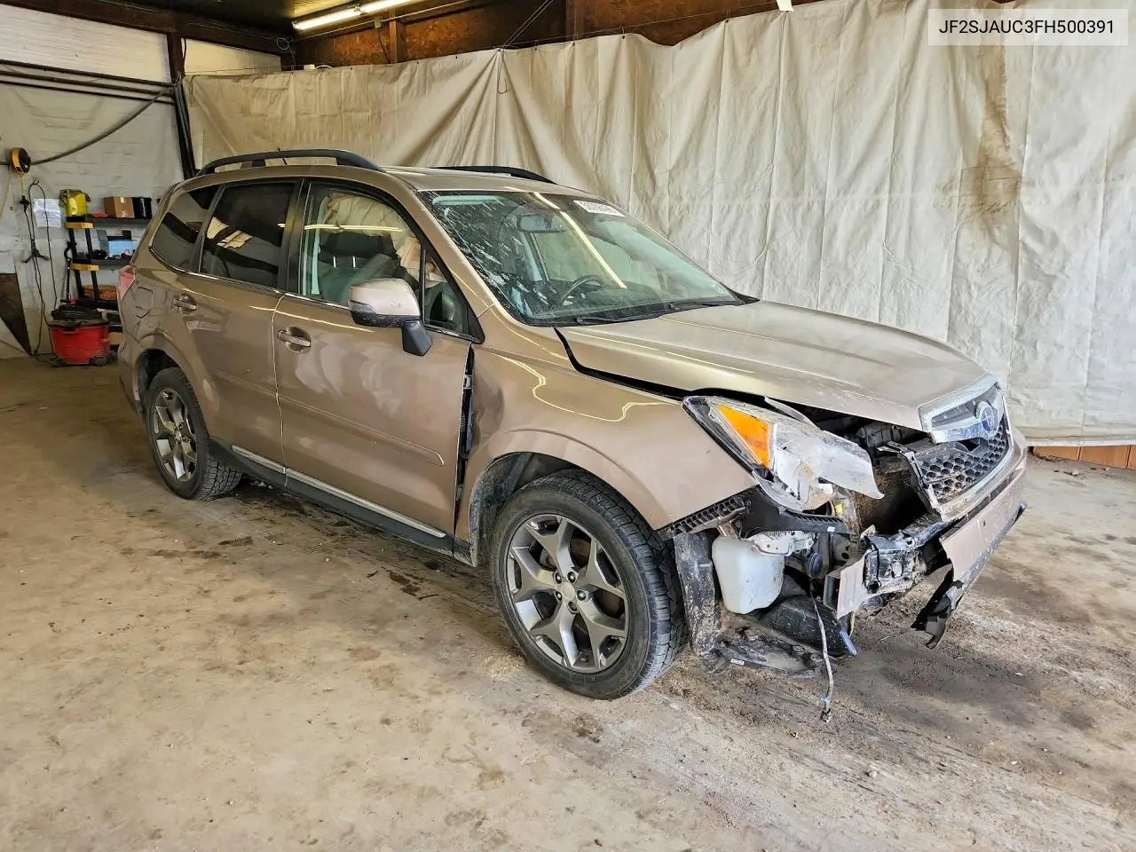 2015 Subaru Forester 2.5I Touring VIN: JF2SJAUC3FH500391 Lot: 58708496