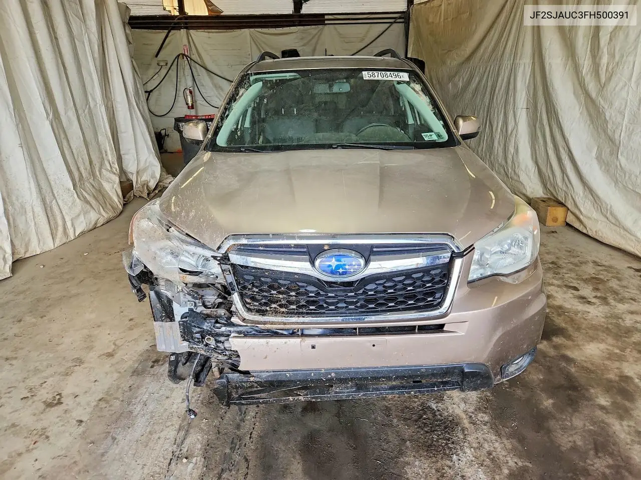 2015 Subaru Forester 2.5I Touring VIN: JF2SJAUC3FH500391 Lot: 58708496