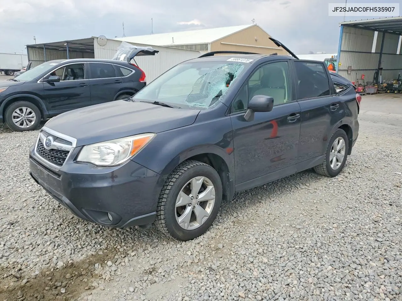 2015 Subaru Forester 2.5I Premium VIN: JF2SJADC0FH535907 Lot: 59861376