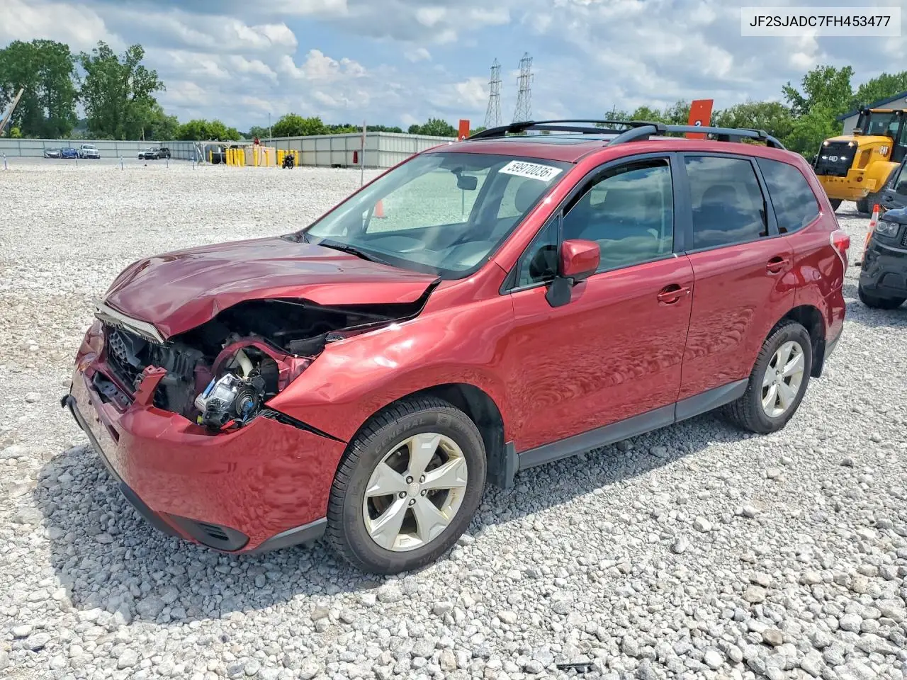 2015 Subaru Forester 2.5I Premium VIN: JF2SJADC7FH453477 Lot: 59970036