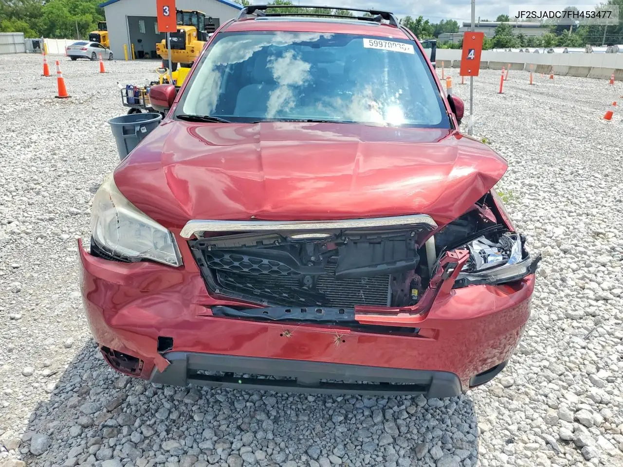 2015 Subaru Forester 2.5I Premium VIN: JF2SJADC7FH453477 Lot: 59970036