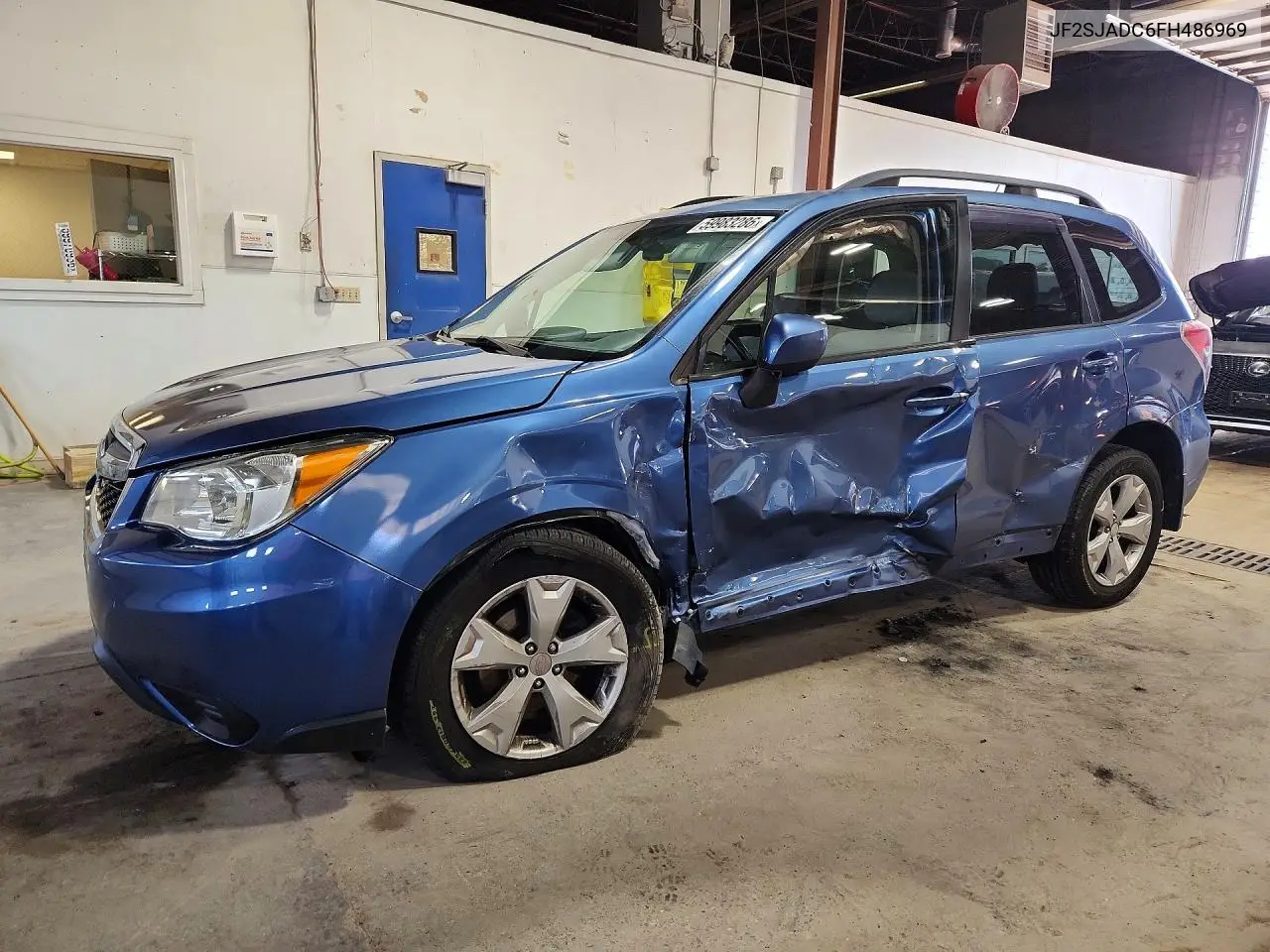 2015 Subaru Forester 2.5I Premium VIN: JF2SJADC6FH486969 Lot: 59983286