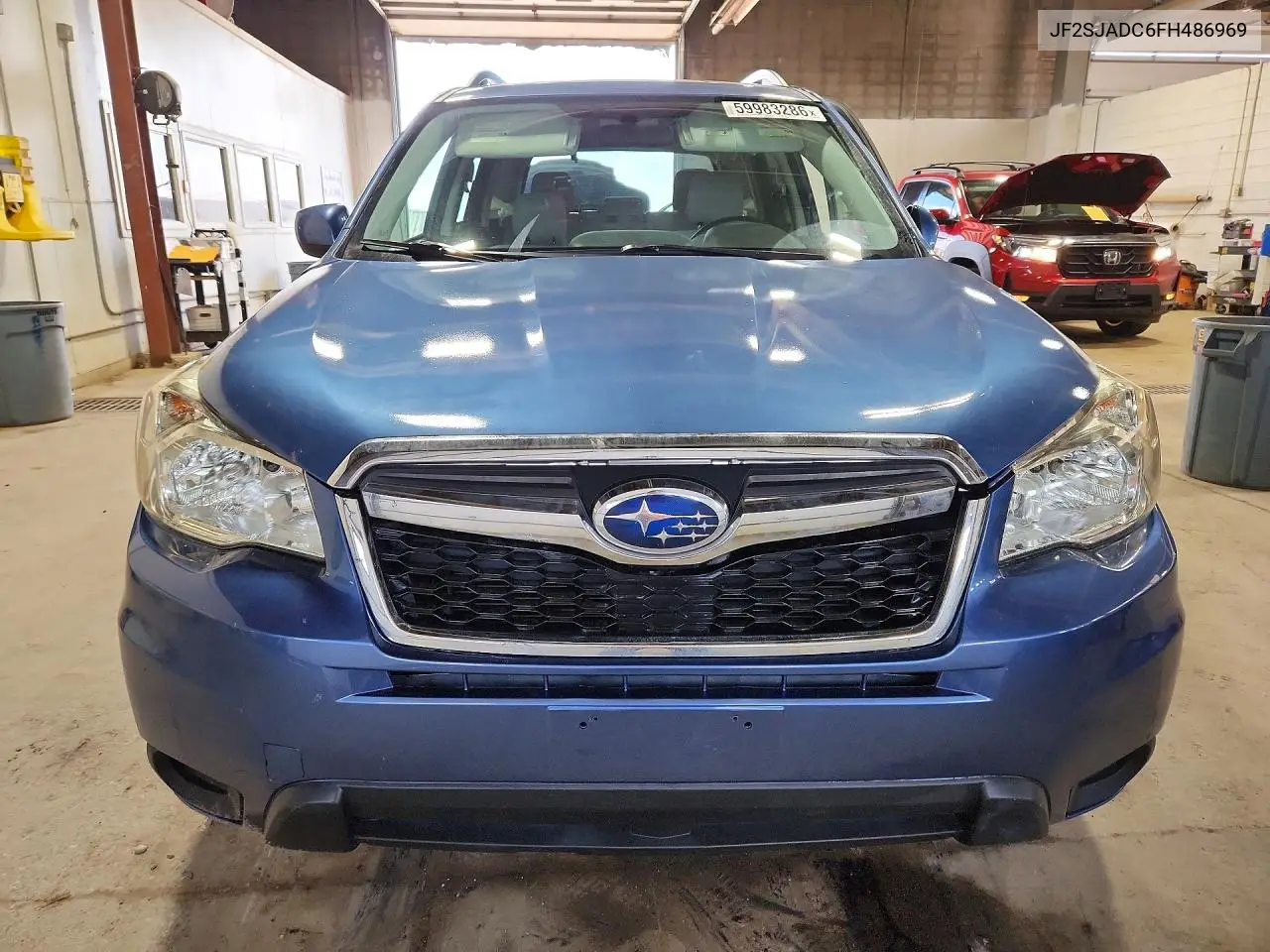2015 Subaru Forester 2.5I Premium VIN: JF2SJADC6FH486969 Lot: 59983286