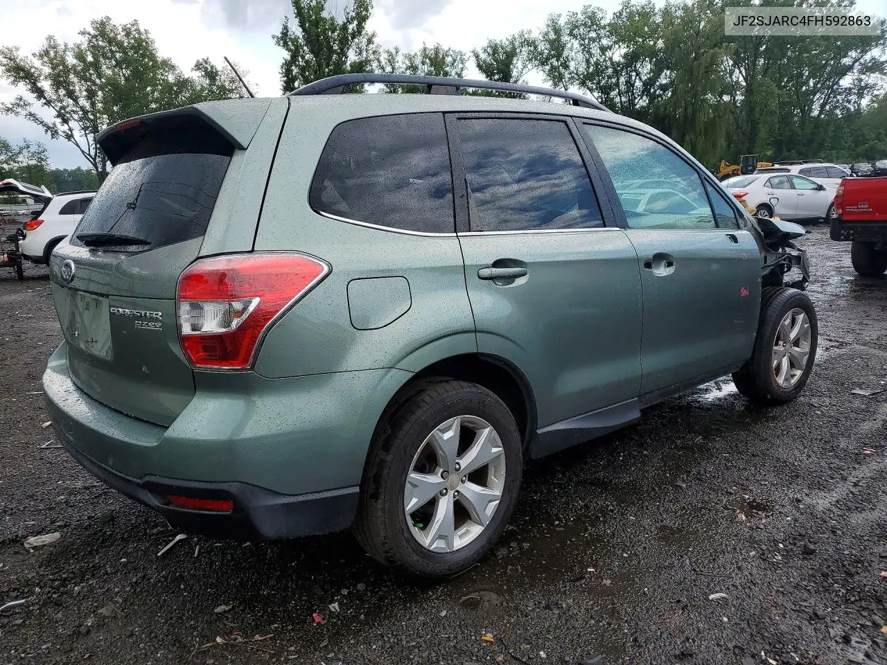 2015 Subaru Forester 2.5I Limited VIN: JF2SJARC4FH592863 Lot: 60966156