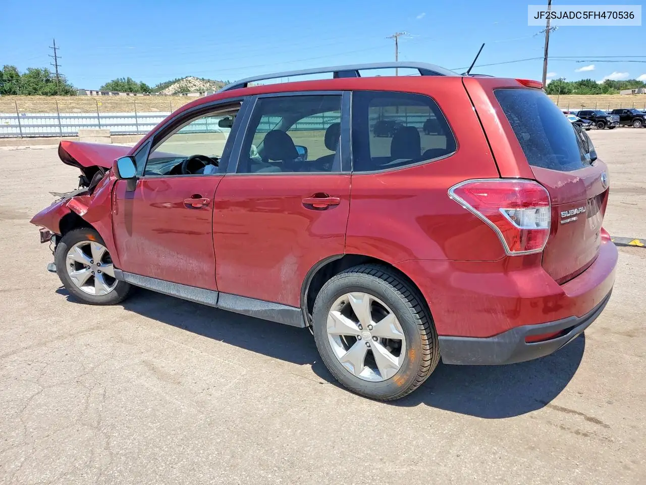 2015 Subaru Forester 2.5I Premium VIN: JF2SJADC5FH470536 Lot: 61085316