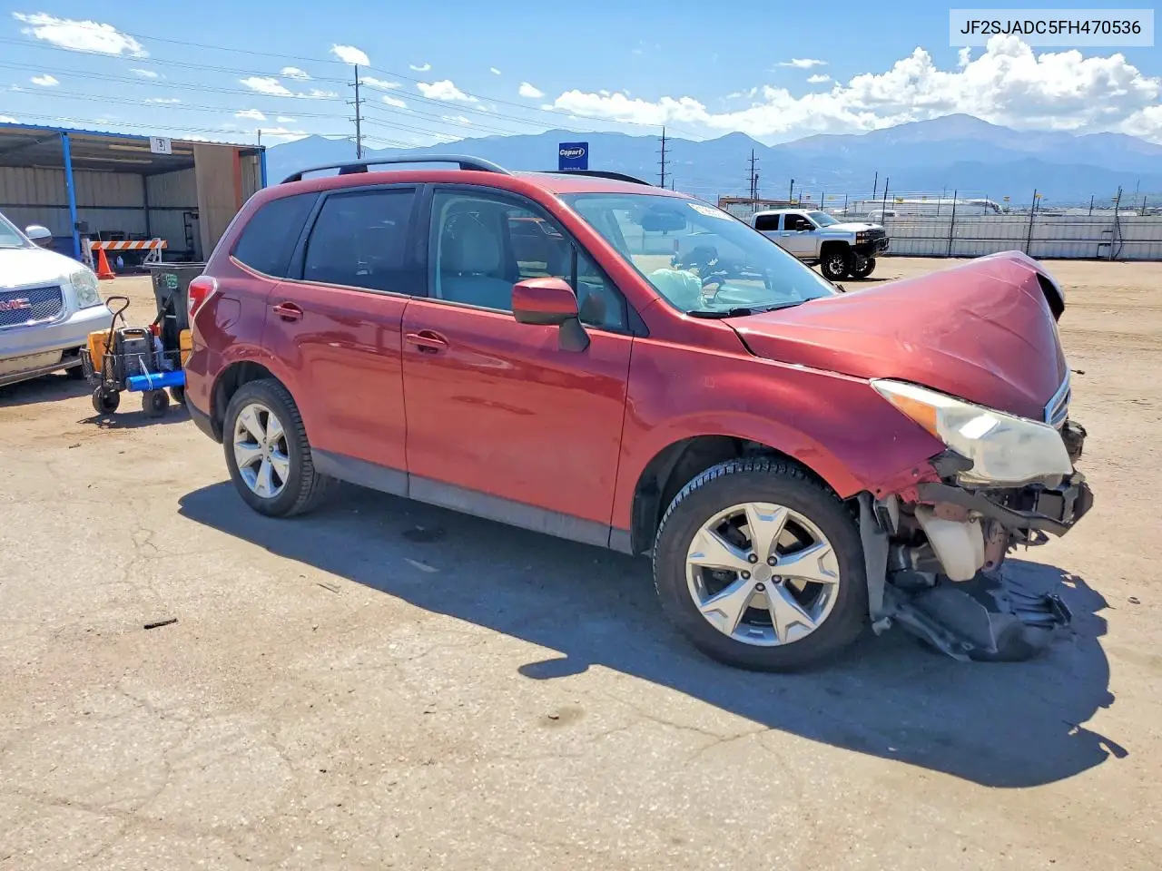 2015 Subaru Forester 2.5I Premium VIN: JF2SJADC5FH470536 Lot: 61085316