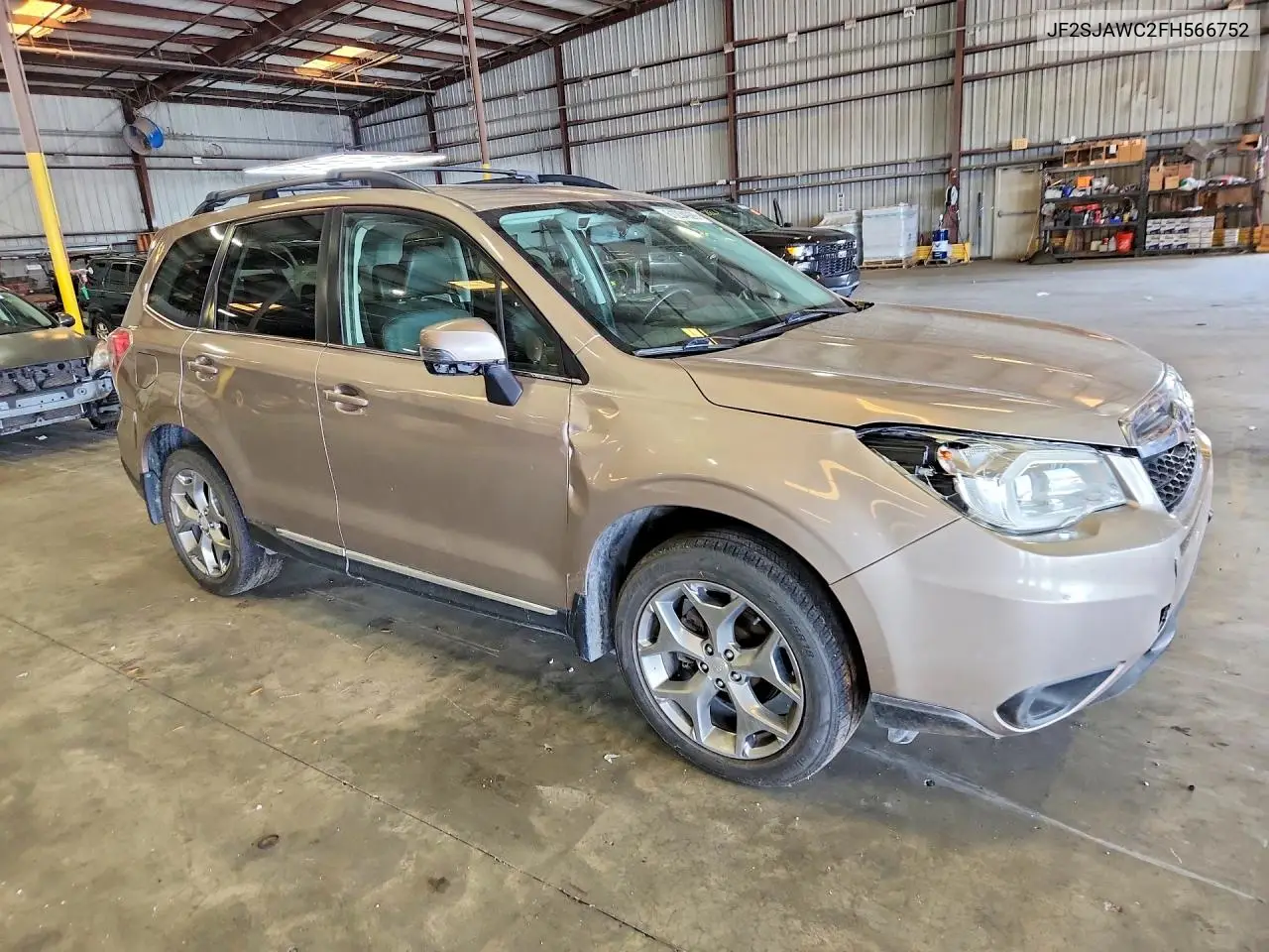 2015 Subaru Forester 2.5I Touring VIN: JF2SJAWC2FH566752 Lot: 61234926