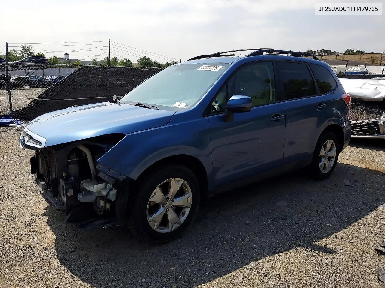 2015 Subaru Forester 2.5I Premium VIN: JF2SJADC1FH479735 Lot: 61281006