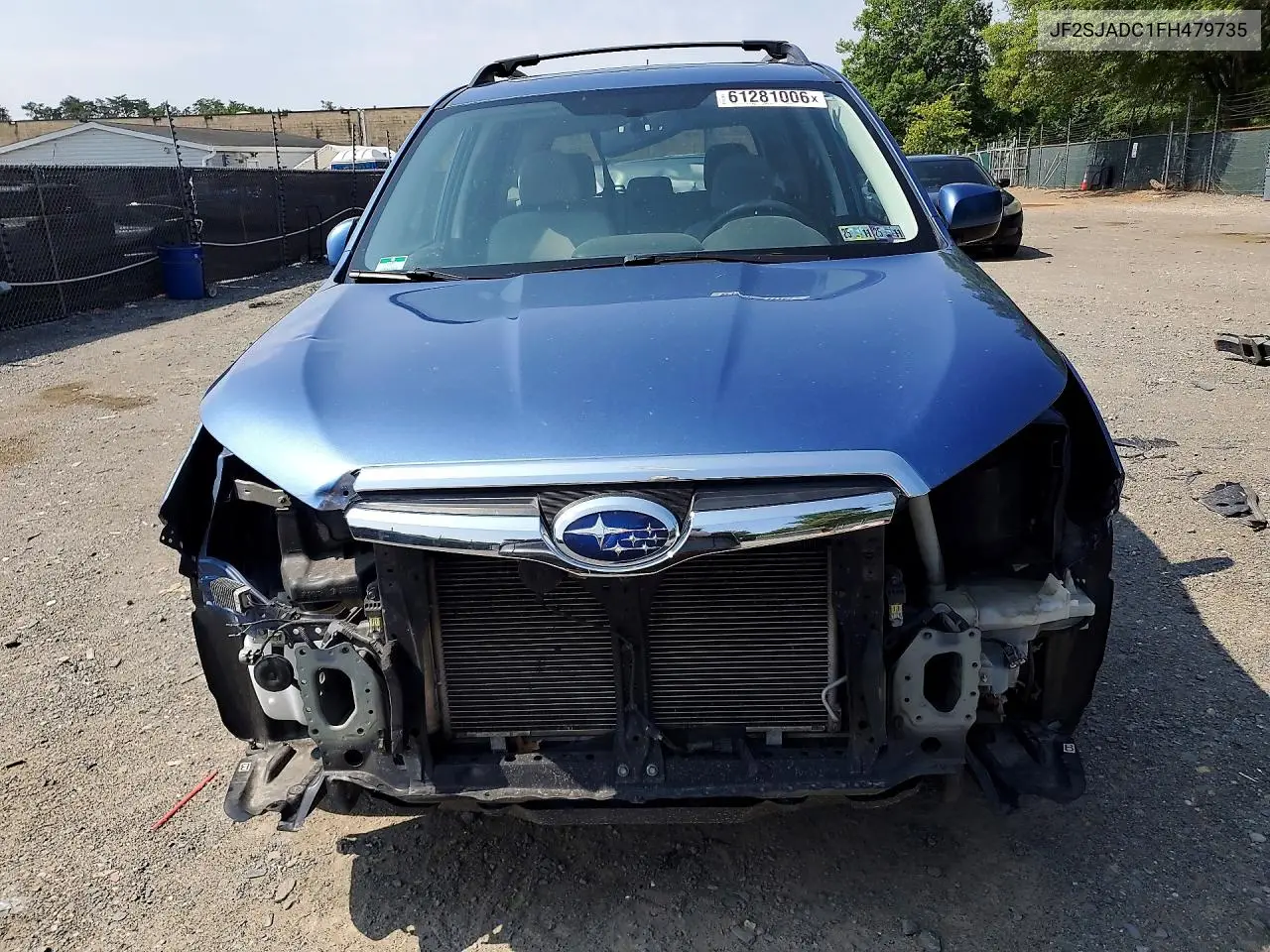 2015 Subaru Forester 2.5I Premium VIN: JF2SJADC1FH479735 Lot: 61281006