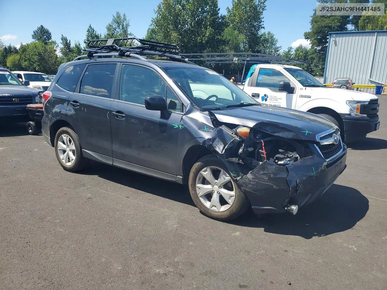 2015 Subaru Forester 2.5I Limited VIN: JF2SJAHC9FH441485 Lot: 61558766