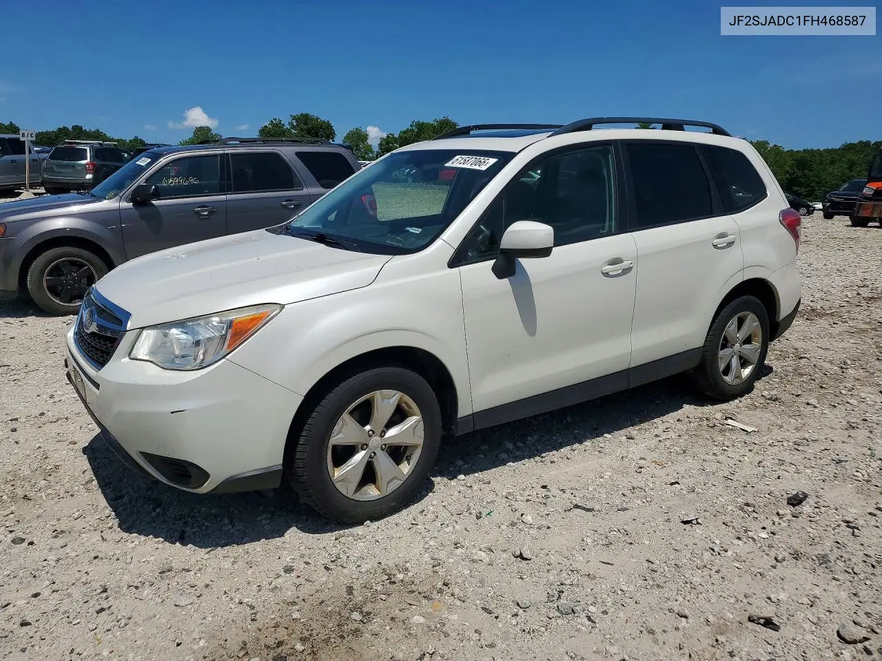 2015 Subaru Forester 2.5I Premium VIN: JF2SJADC1FH468587 Lot: 61587066