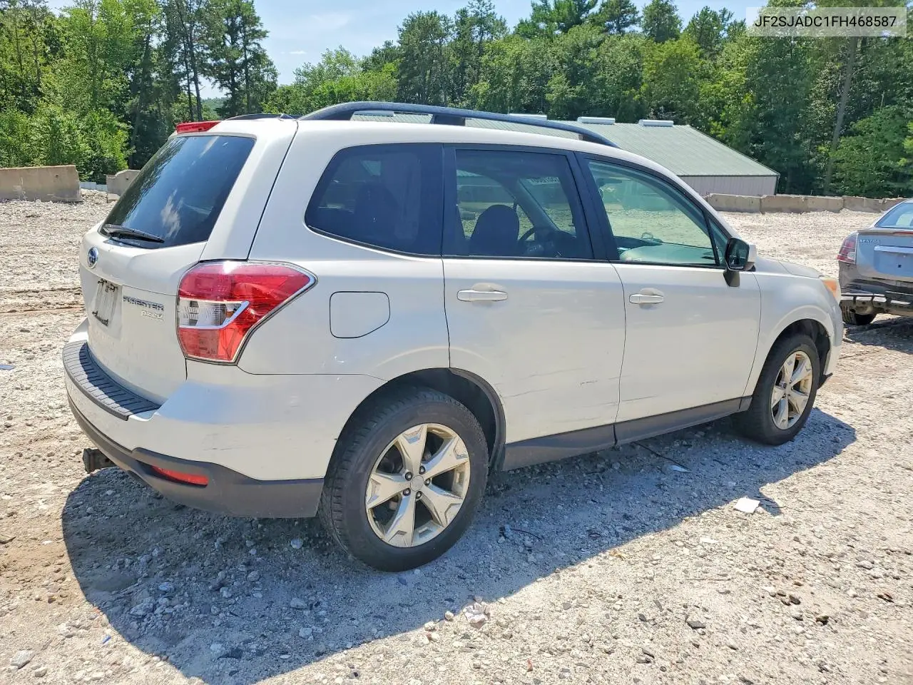 2015 Subaru Forester 2.5I Premium VIN: JF2SJADC1FH468587 Lot: 61587066