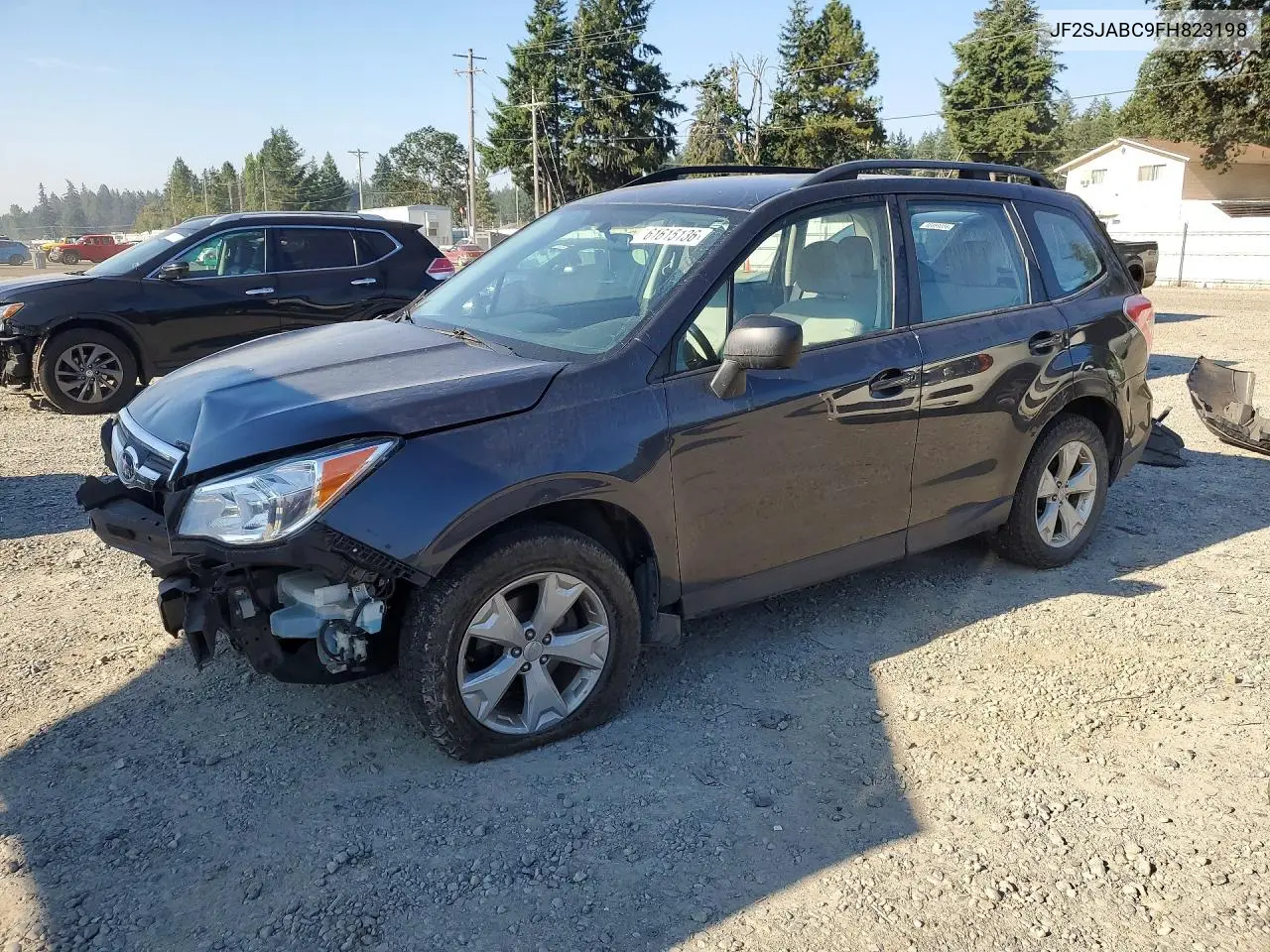 2015 Subaru Forester 2.5I VIN: JF2SJABC9FH823198 Lot: 61615136