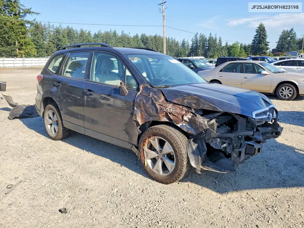 2015 Subaru Forester 2.5I VIN: JF2SJABC9FH823198 Lot: 61615136
