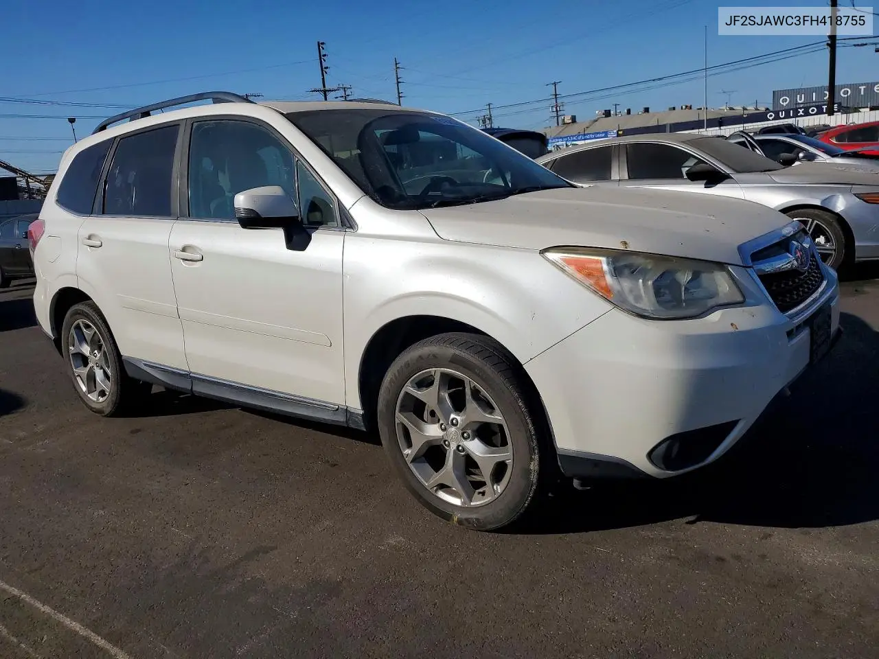 2015 Subaru Forester 2.5I Touring VIN: JF2SJAWC3FH418755 Lot: 61629266