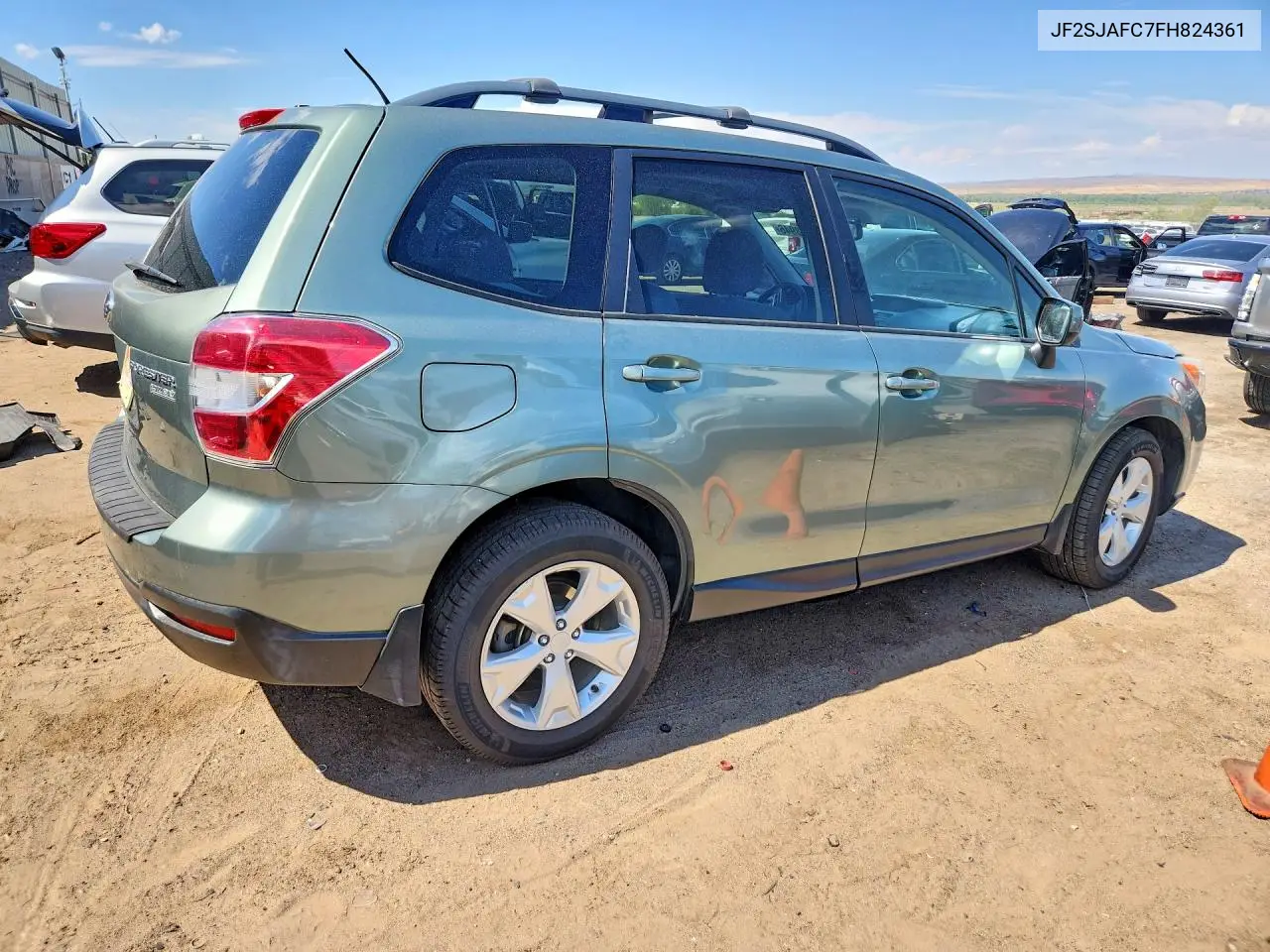 2015 Subaru Forester 2.5I Premium VIN: JF2SJAFC7FH824361 Lot: 61688946