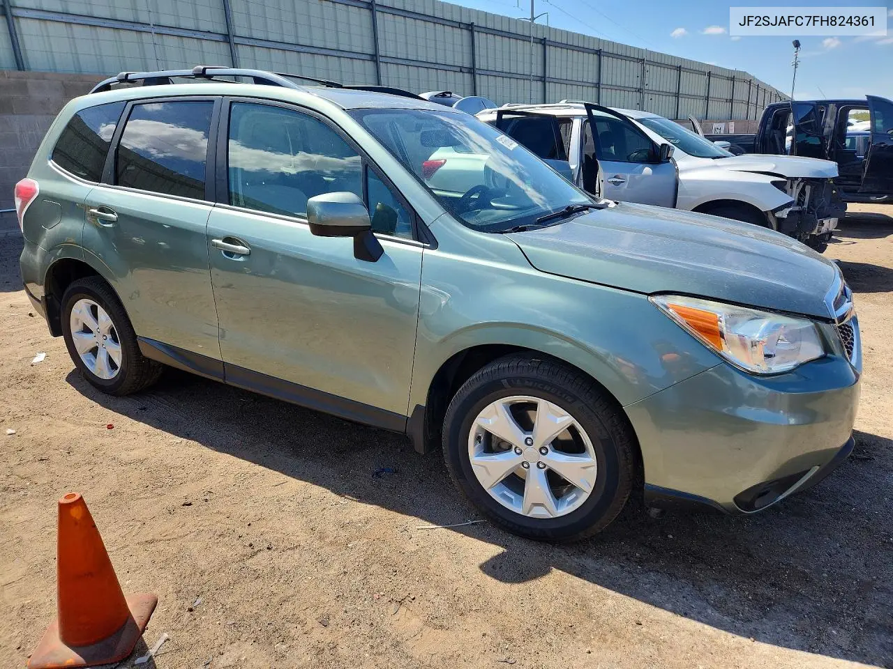 2015 Subaru Forester 2.5I Premium VIN: JF2SJAFC7FH824361 Lot: 61688946