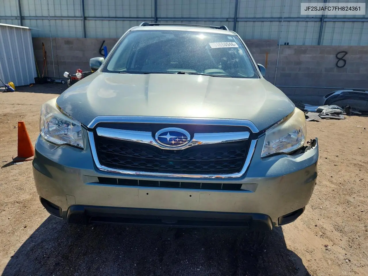 2015 Subaru Forester 2.5I Premium VIN: JF2SJAFC7FH824361 Lot: 61688946