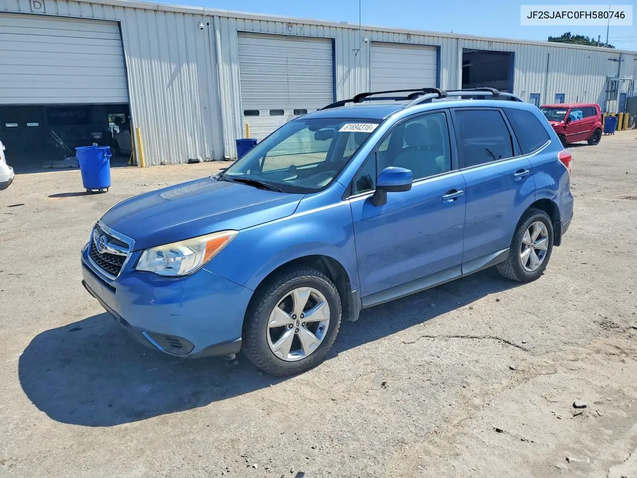 2015 Subaru Forester 2.5I Premium VIN: JF2SJAFC0FH580746 Lot: 61694316