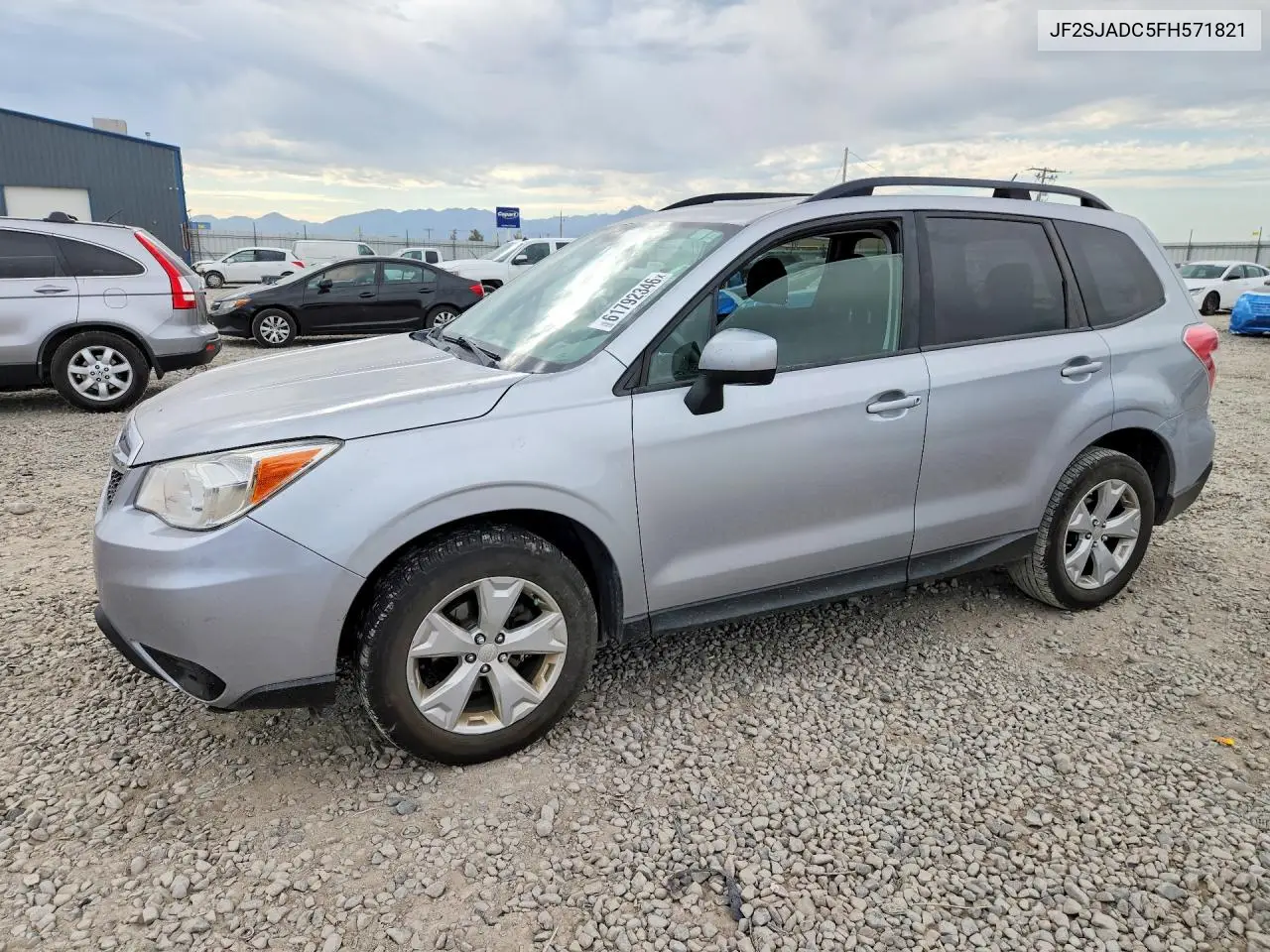 2015 Subaru Forester 2.5I Premium VIN: JF2SJADC5FH571821 Lot: 61792346