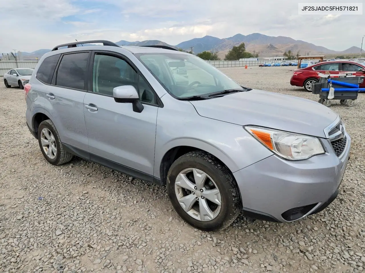 2015 Subaru Forester 2.5I Premium VIN: JF2SJADC5FH571821 Lot: 61792346