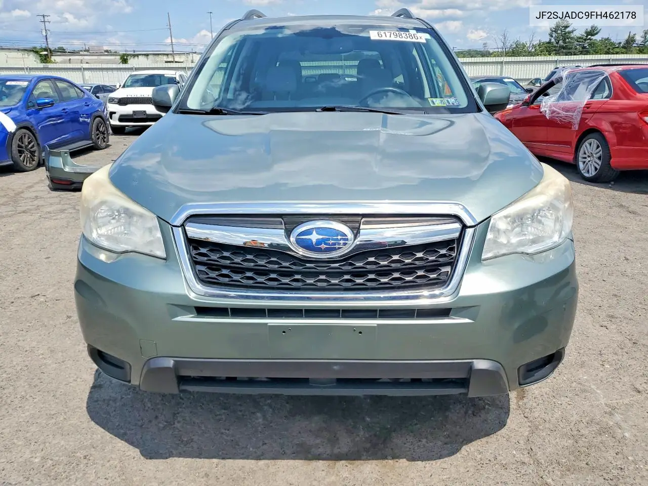 2015 Subaru Forester 2.5I Premium VIN: JF2SJADC9FH462178 Lot: 61798386