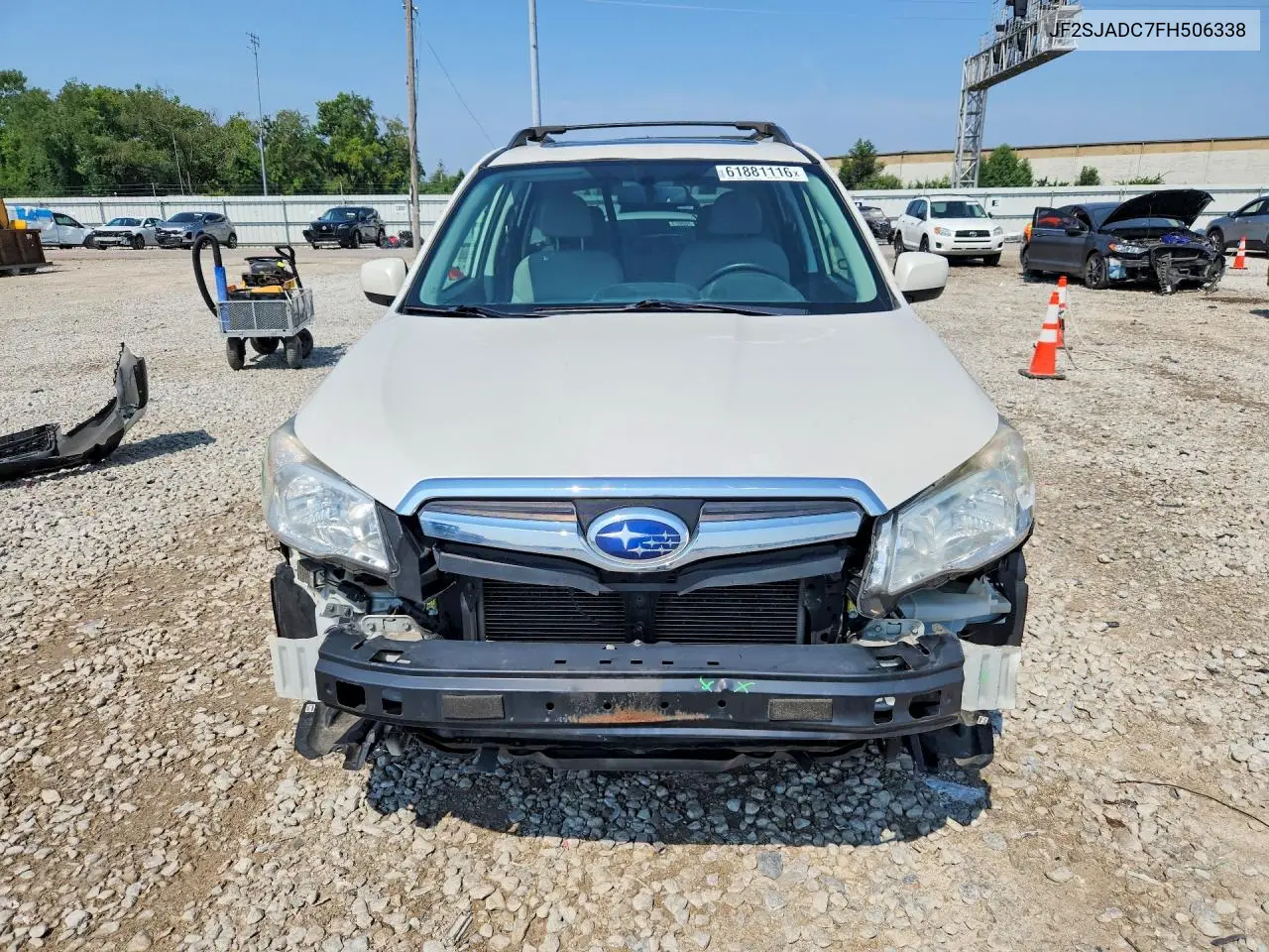 2015 Subaru Forester 2.5I Premium VIN: JF2SJADC7FH506338 Lot: 61881116