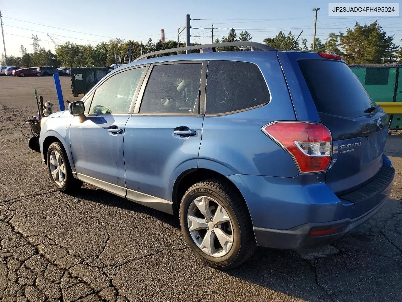 2015 Subaru Forester 2.5I Premium VIN: JF2SJADC4FH495024 Lot: 61911946