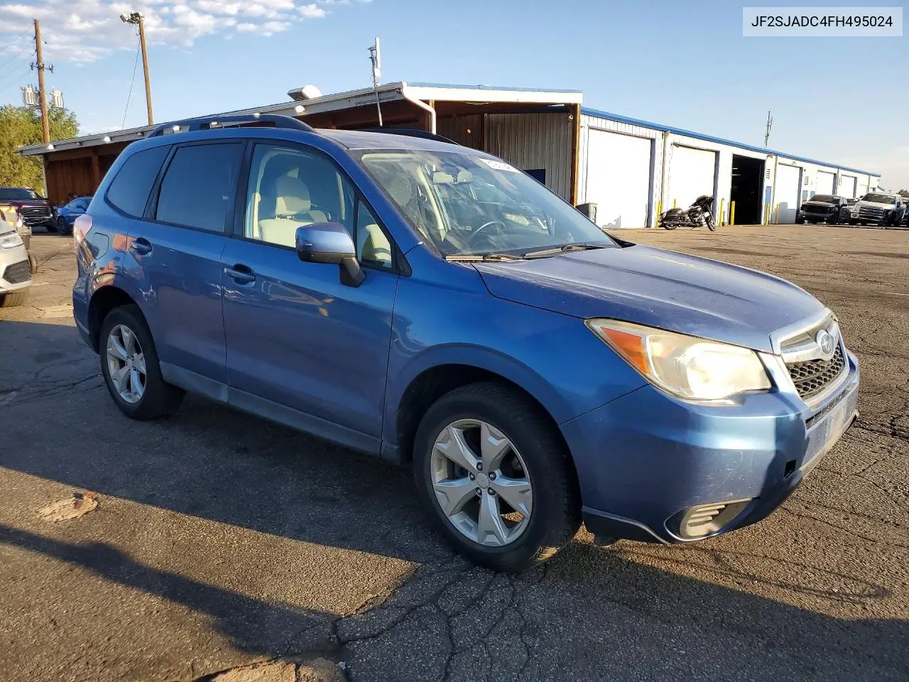 2015 Subaru Forester 2.5I Premium VIN: JF2SJADC4FH495024 Lot: 61911946