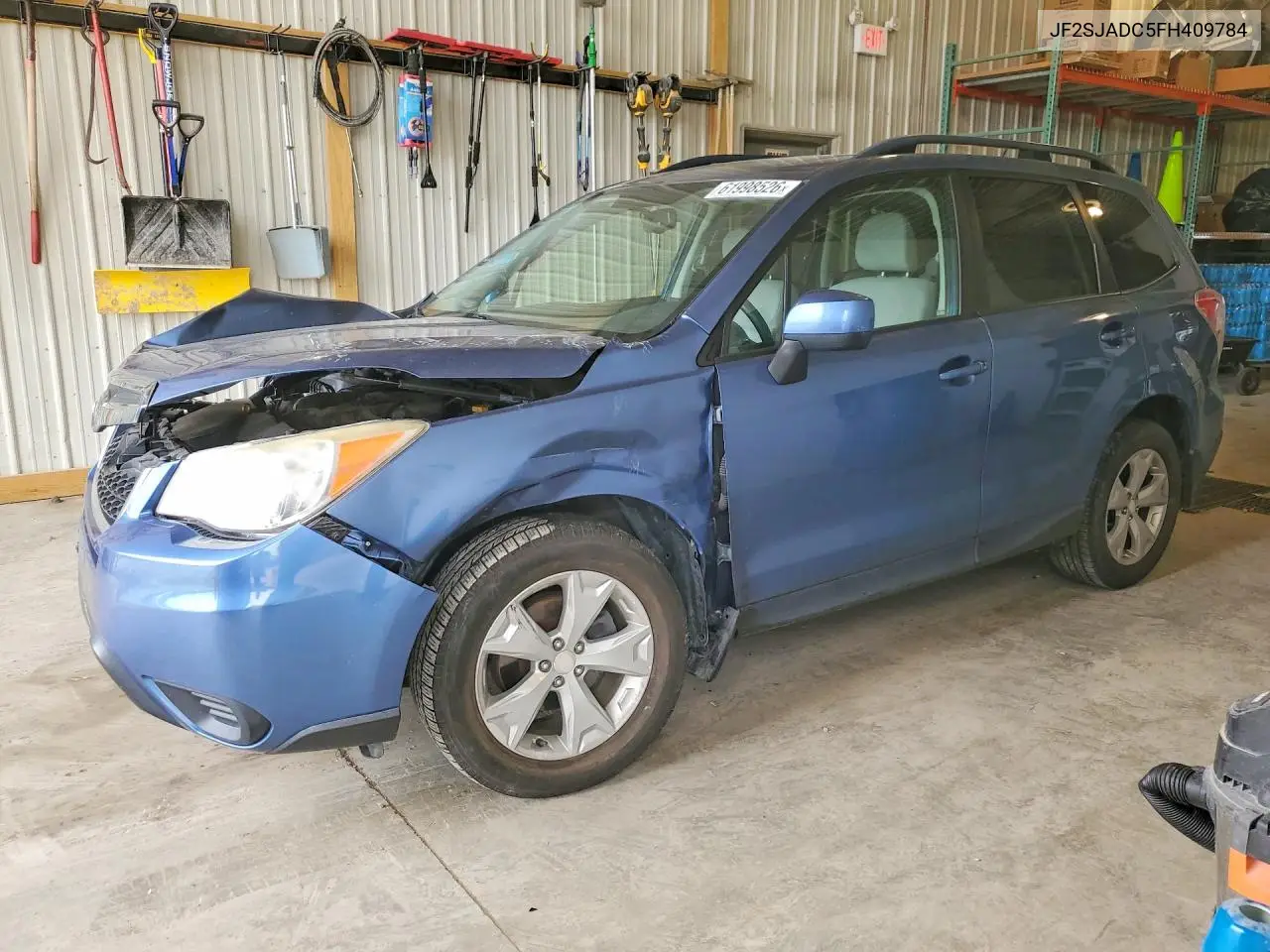 2015 Subaru Forester 2.5I Premium VIN: JF2SJADC5FH409784 Lot: 61998526