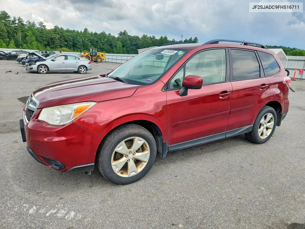 2015 Subaru Forester 2.5I Premium VIN: JF2SJADC9FH516711 Lot: 62290956