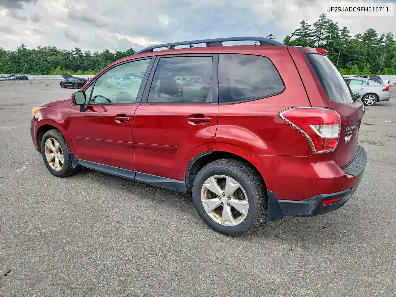 2015 Subaru Forester 2.5I Premium VIN: JF2SJADC9FH516711 Lot: 62290956