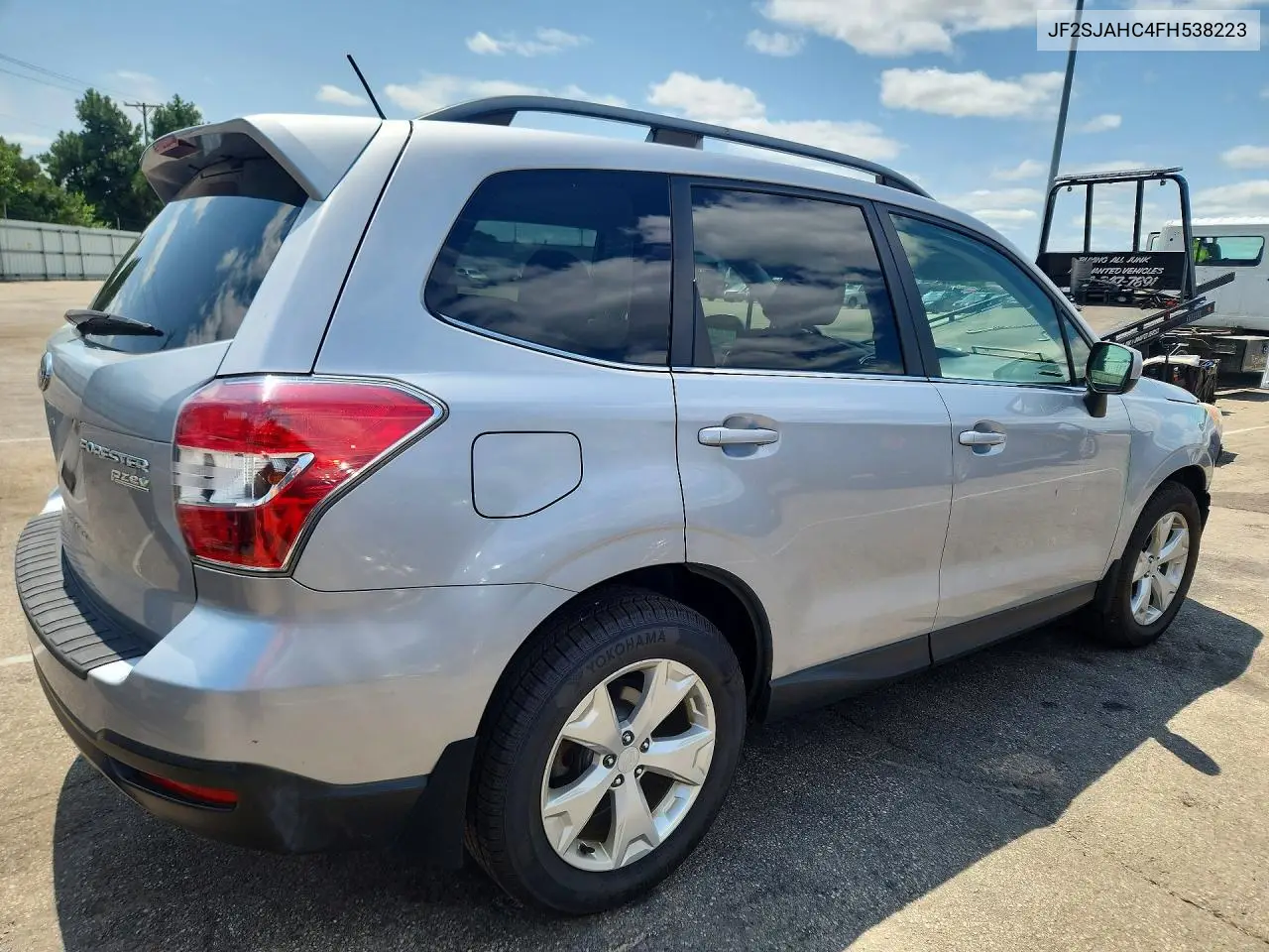 2015 Subaru Forester 2.5I Limited VIN: JF2SJAHC4FH538223 Lot: 62382336