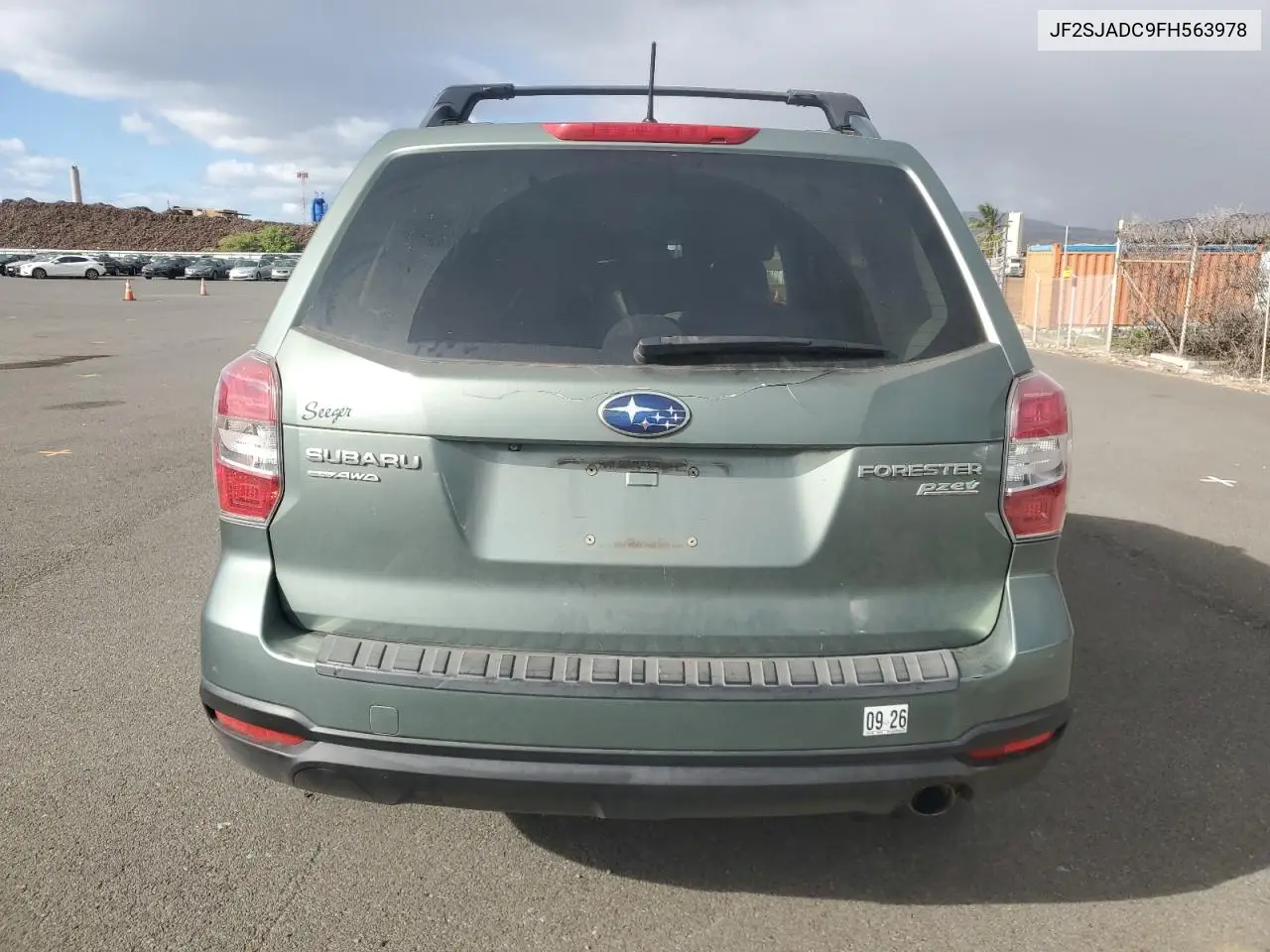 JF2SJADC9FH563978 2015 Subaru Forester 2.5I Premium