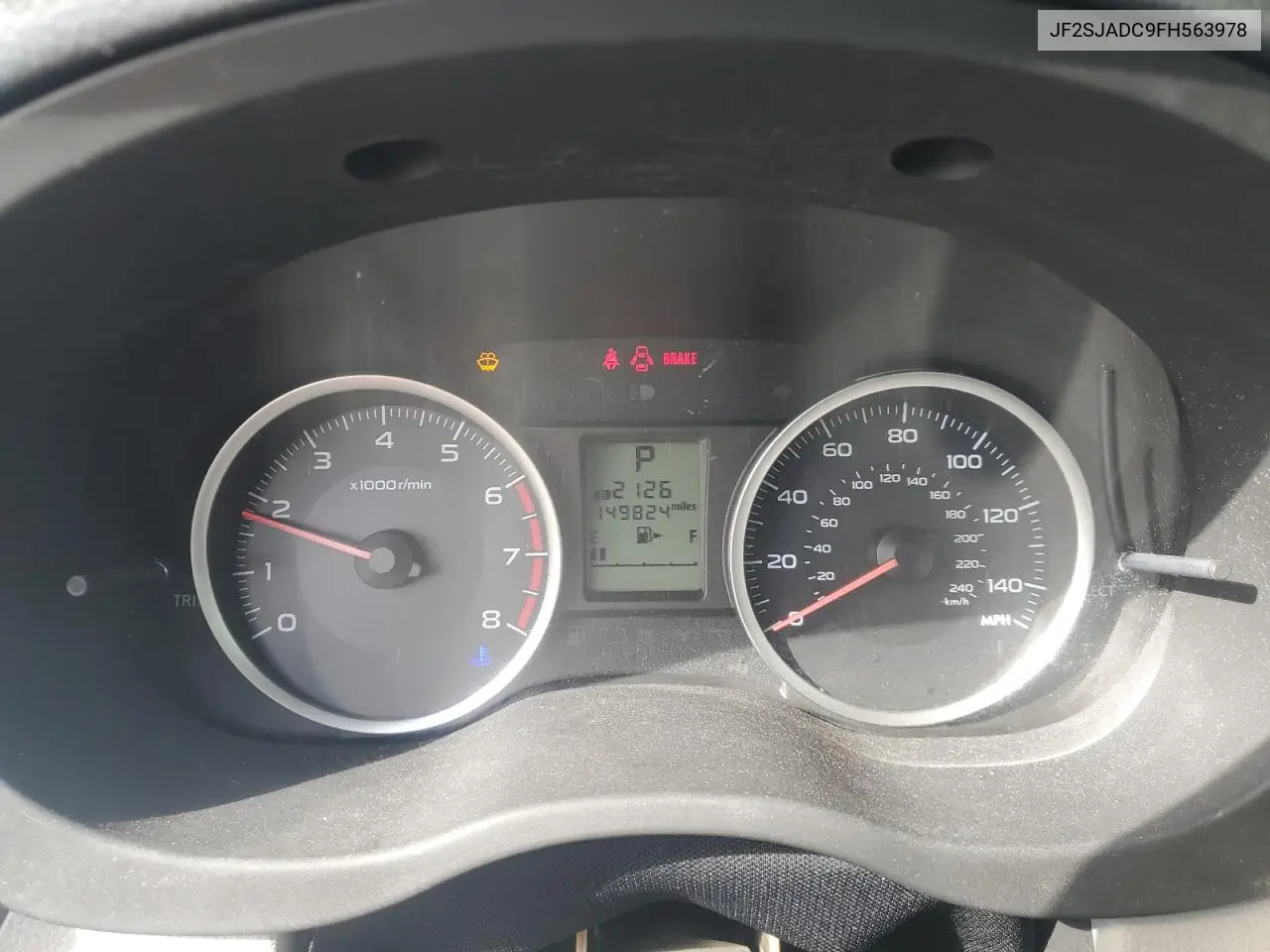 JF2SJADC9FH563978 2015 Subaru Forester 2.5I Premium