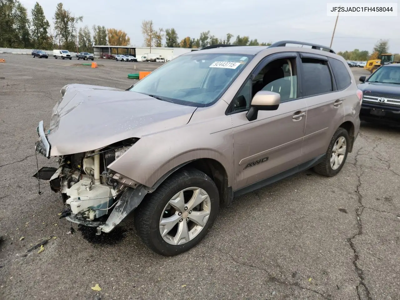 JF2SJADC1FH458044 2015 Subaru Forester 2.5I Premium