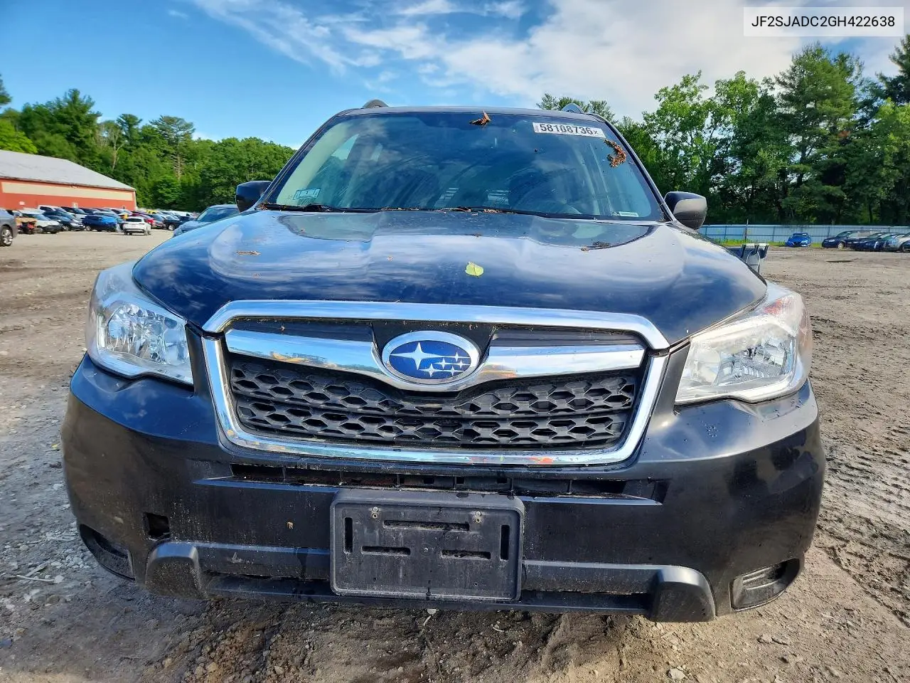 2016 Subaru Forester 2.5I Premium VIN: JF2SJADC2GH422638 Lot: 58108736