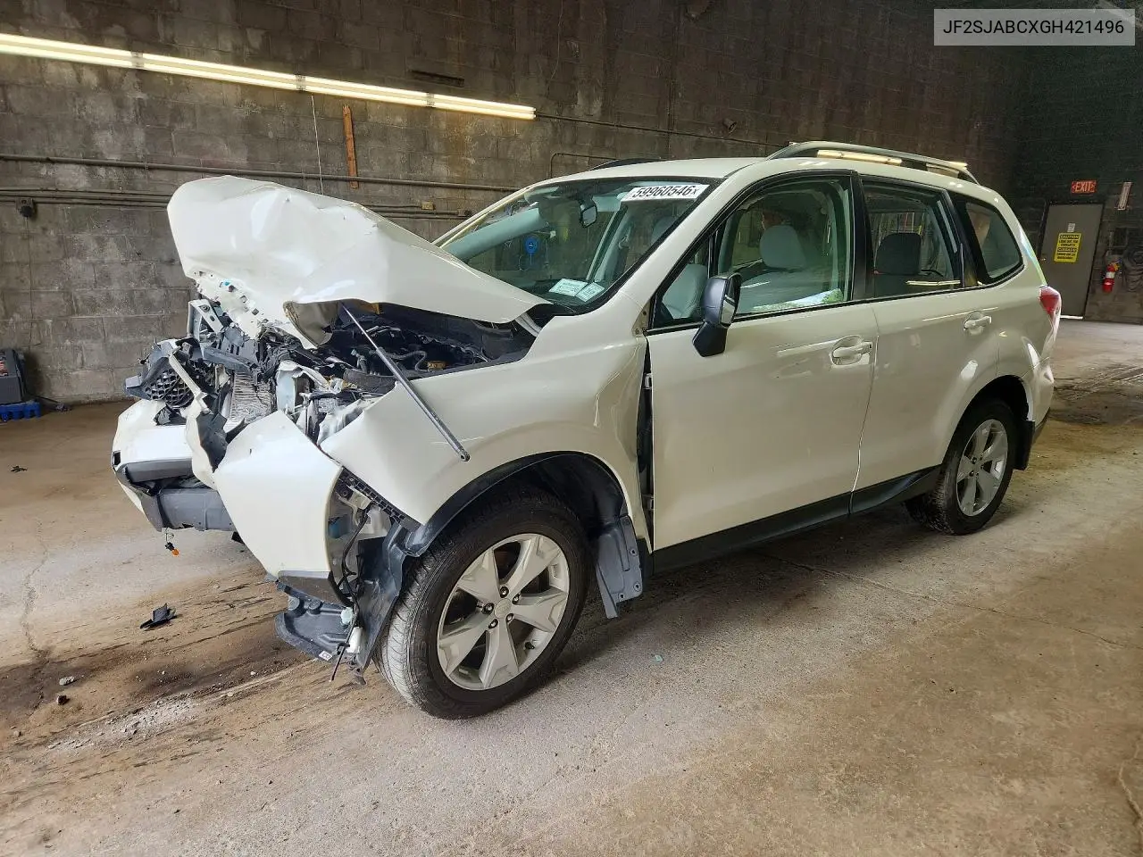 2016 Subaru Forester 2.5I VIN: JF2SJABCXGH421496 Lot: 59960546
