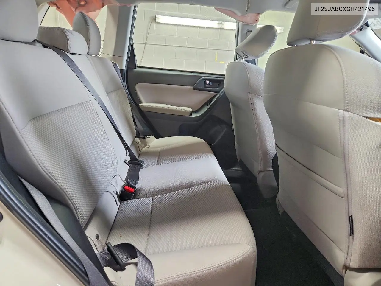 2016 Subaru Forester 2.5I VIN: JF2SJABCXGH421496 Lot: 59960546