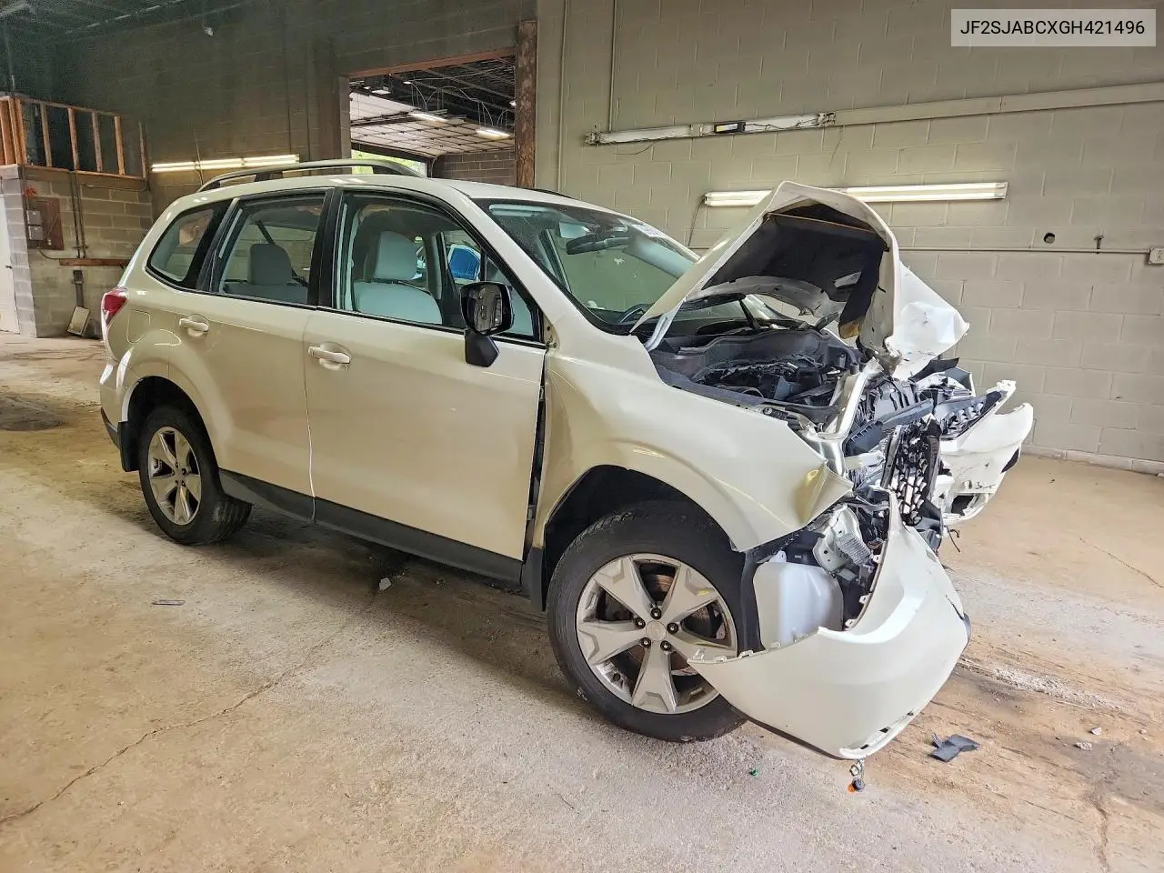 2016 Subaru Forester 2.5I VIN: JF2SJABCXGH421496 Lot: 59960546