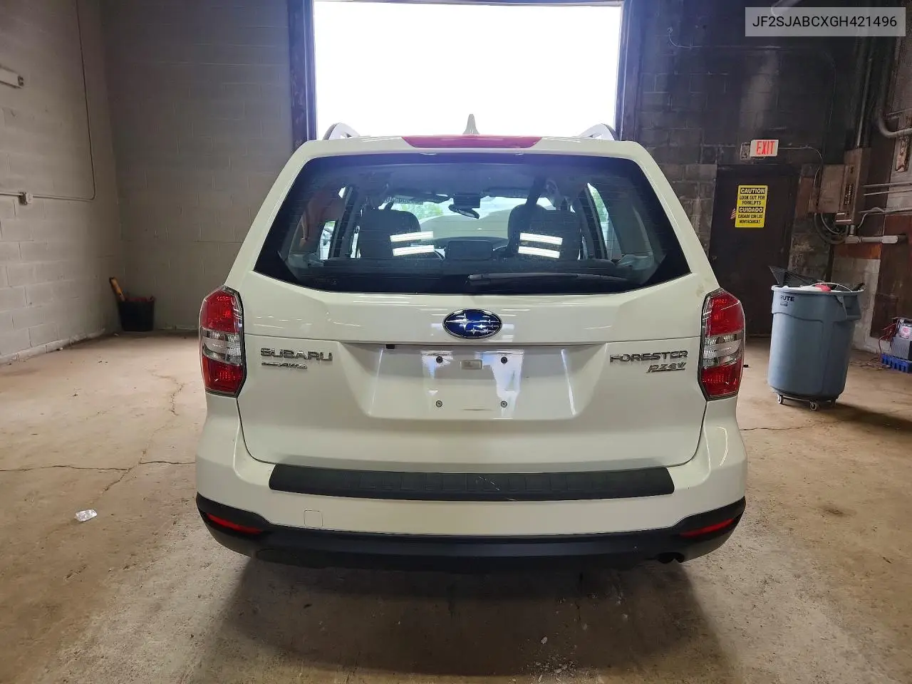 2016 Subaru Forester 2.5I VIN: JF2SJABCXGH421496 Lot: 59960546